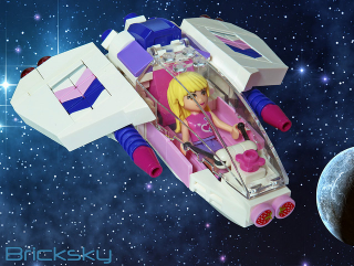 Illustration for article titled Lego For Girls Starfighters